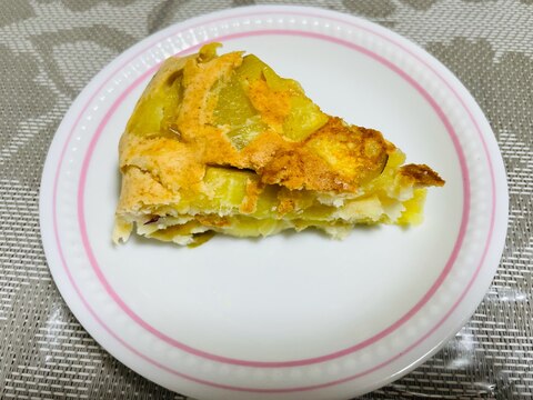 簡単!りんごとさつまいものフライパンケーキ♪